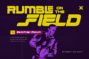 Aougtron | Athletic Font, a Font by twinstd (Thumbnail 3 of 14)