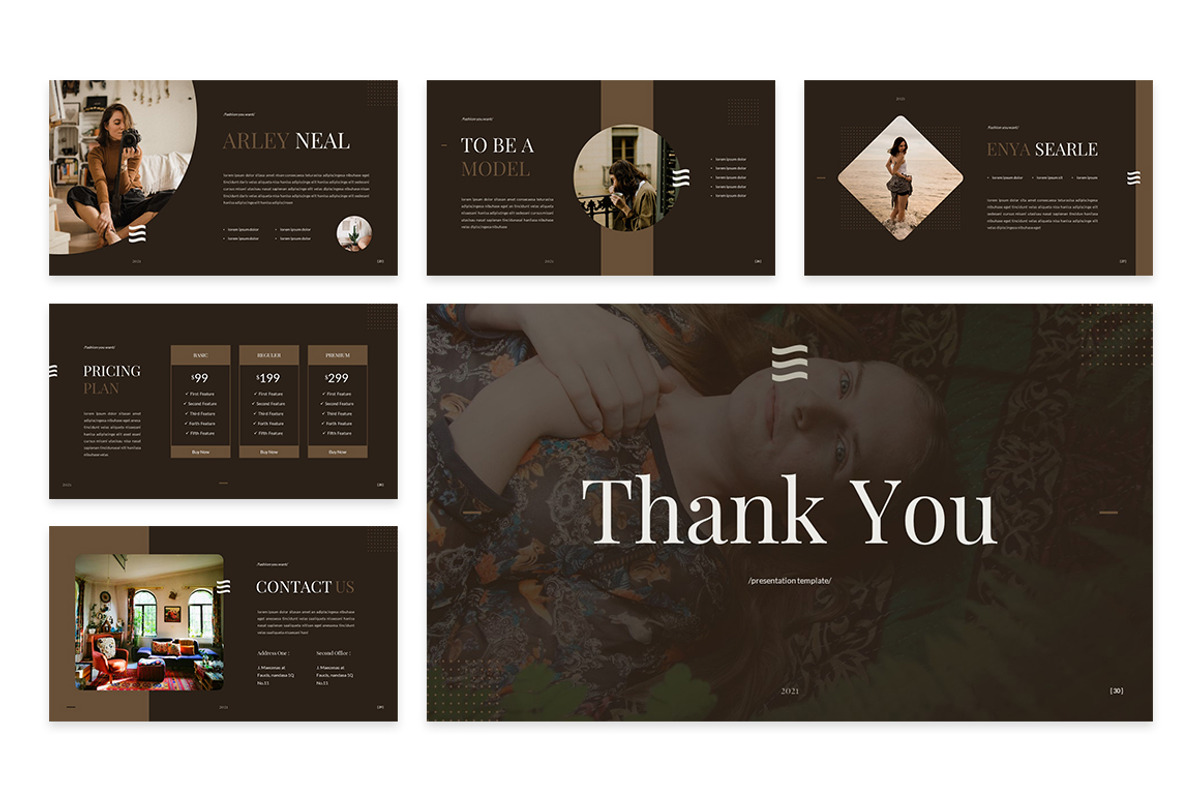 Gorjer Bohemian Style Google Slides, a Presentation Template by Design Persona (Photo 5 of 5)