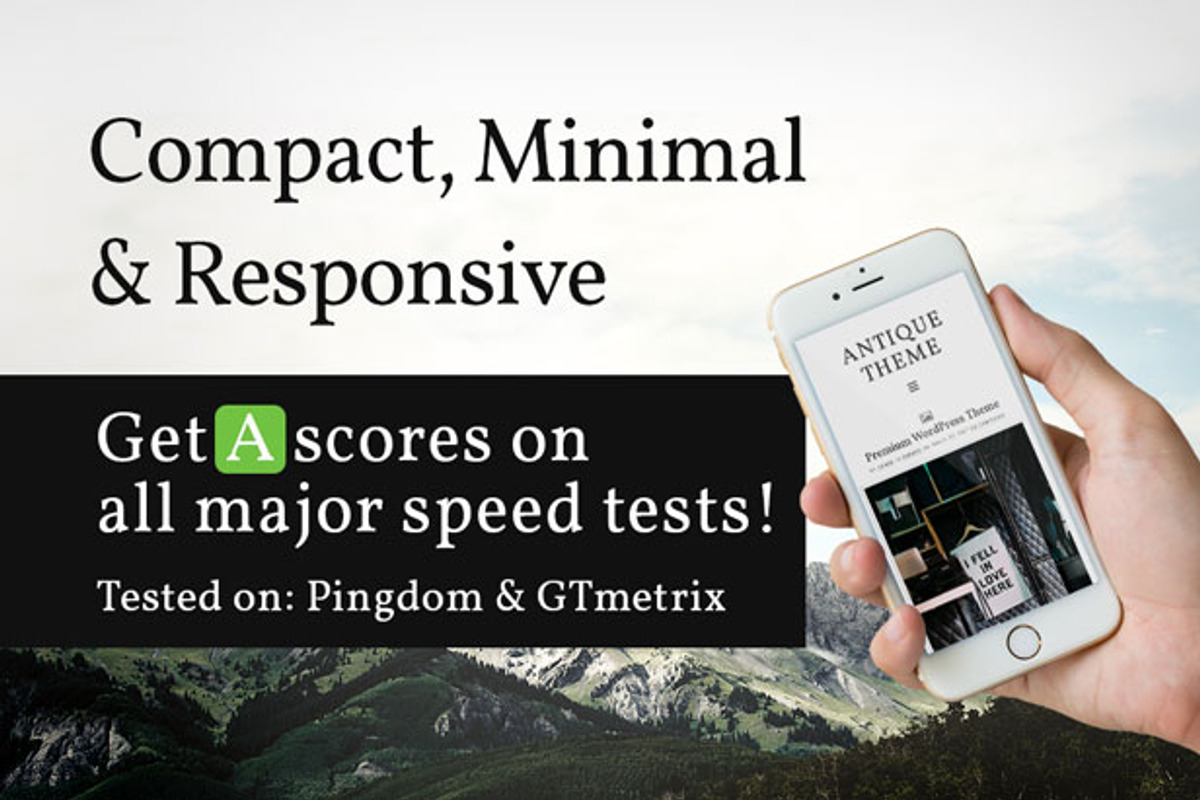 Antique: Responsive & Elegant Theme, a WordPress Template by Living Pixels (Photo 2 of 5)
