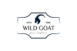 Wild goat logo icon illustration, a Branding & Logo Template by Dyn Studio