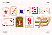 LOVE PARCELS Romantic Illustrations, an Object Graphic by Artflorara (Thumbnail 5 of 13)