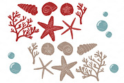 Seashells Clipart in Americana, an Illustration by Amanda Ilkov (Thumbnail 5 of 5)