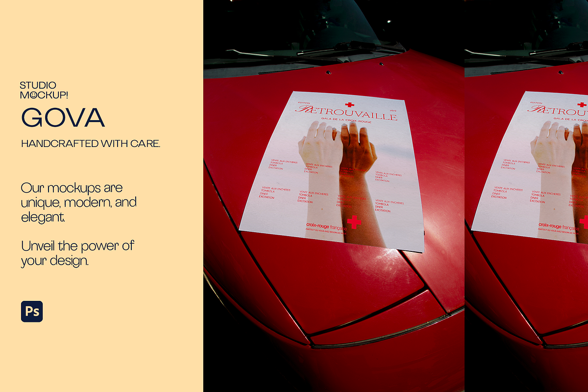 A2 Gova Poster Mockup – Arles Series, a Mockup by Le Studio Mockup (Photo 3 of 4)