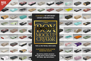Rectangular Box Mock Up Creator, a Packaging Mockup by INCDesign (Thumbnail 1 of 44)