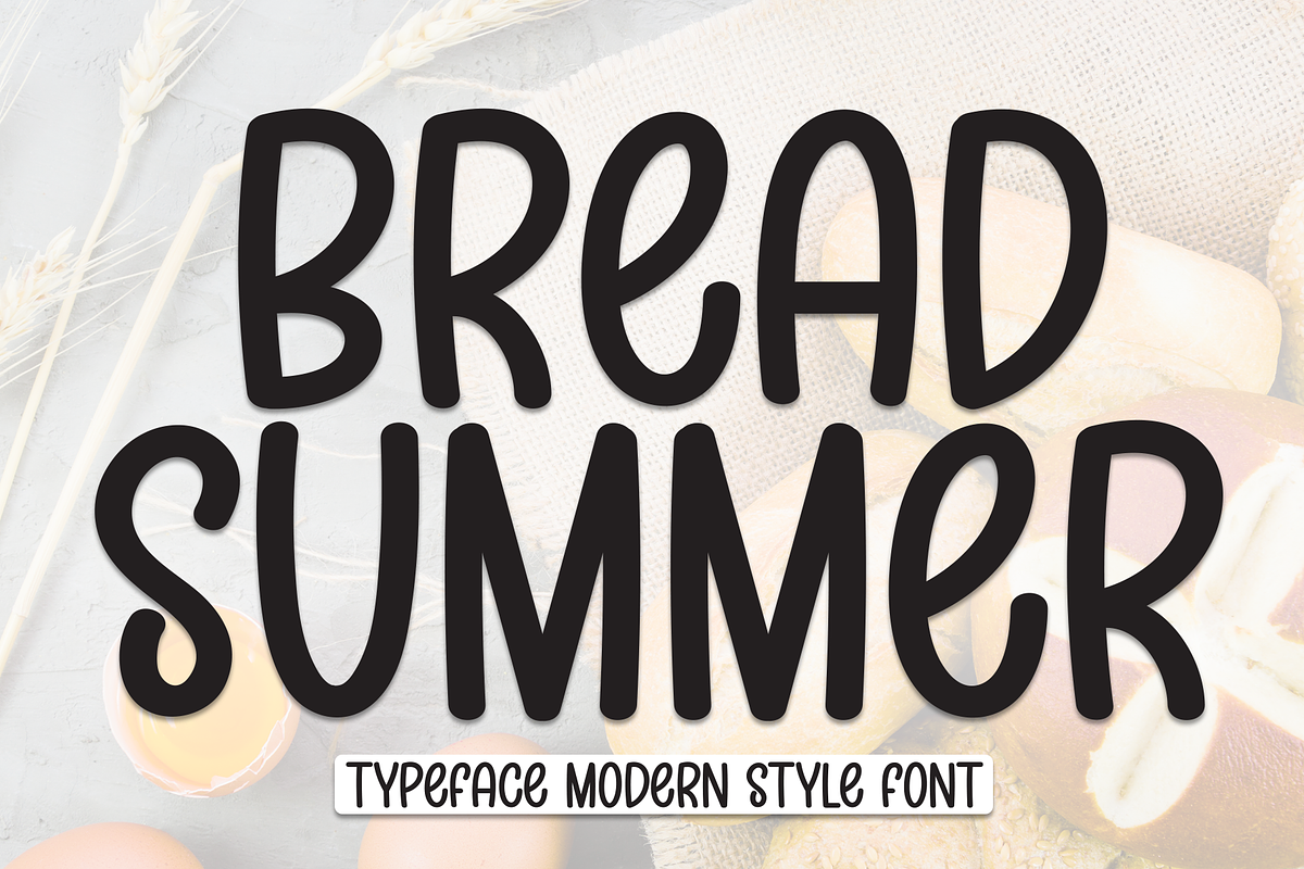 Bread Summer | Script Font, a Script Font by Scratchones (Photo 1 of 8)