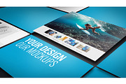 Floating UI/UX Photoshop Mockups (5, a Mockup by Shop Mockpro (Thumbnail 4 of 13)