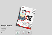 High Quality A4 Flyer Mockup, a Mockup by NyakBiett (Thumbnail 1 of 5)