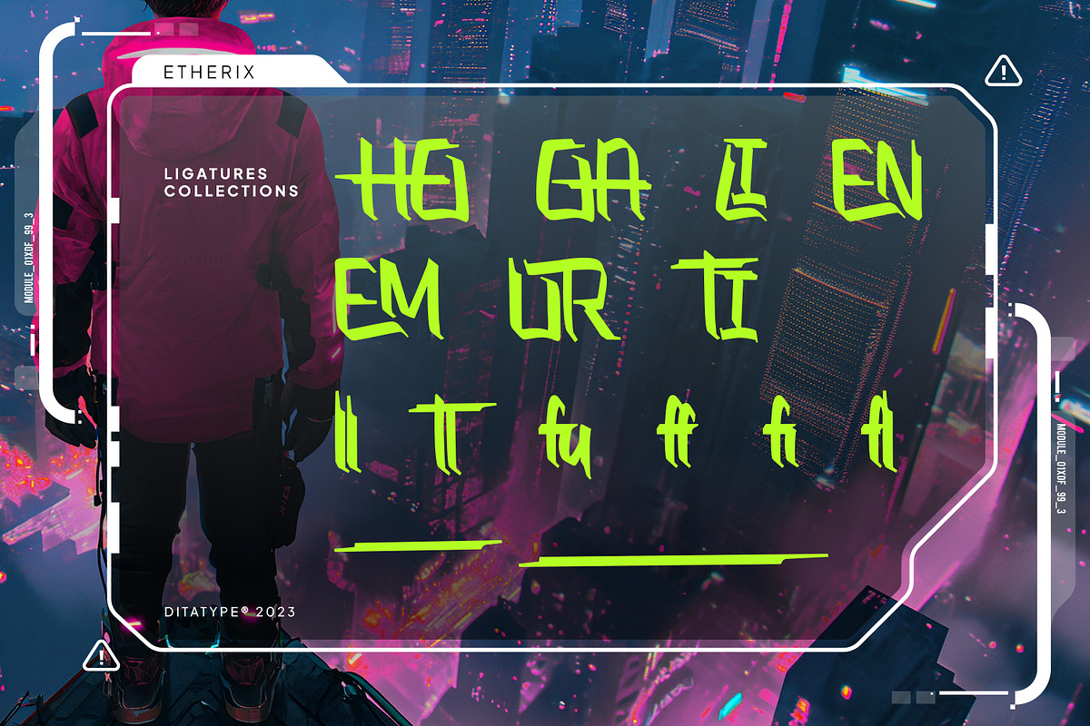 Etherix, a Symbol Font by Ditatype (Photo 8 of 11)