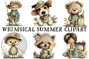 Whimsical Summer Clipart, an Illustration by OK Design (Thumbnail 2 of 6)