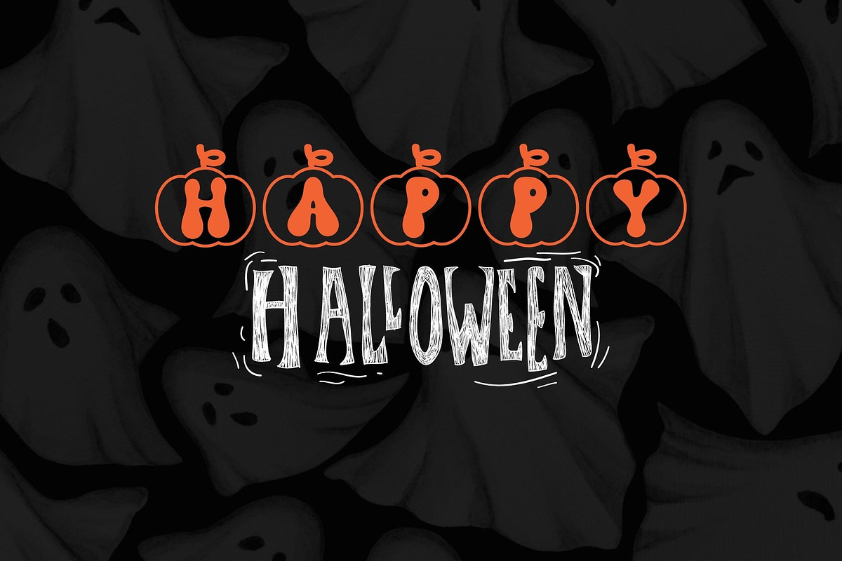 Pumpkin Party is a Halloween font, a Handwritten Font by Brown Cupple (Photo 5 of 10)