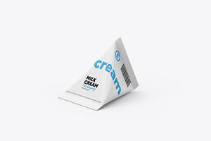 Tetra Triangular Package Mockup