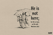 He Is Not Here; For He Is Risen, As, an Object Graphic by SharpMarketplace (Thumbnail 1 of 4)