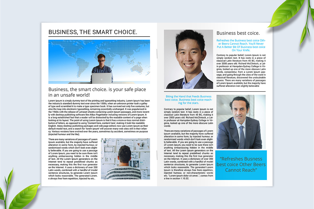 Newsletter Design, a Brochure Template by ROJI CREATOR (Photo 4 of 7)