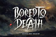 Bored To Death Regular + SVG, a Font by Fortunes Co (Thumbnail 1 of 15)