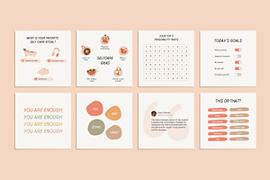 Self-Care Instagram Template - Canva