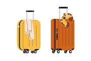 Travel luggage, suitcases set, an Object Illustration by Good Studio (Thumbnail 2 of 9)