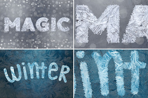 Frost Actions Styles Brushes For Ps