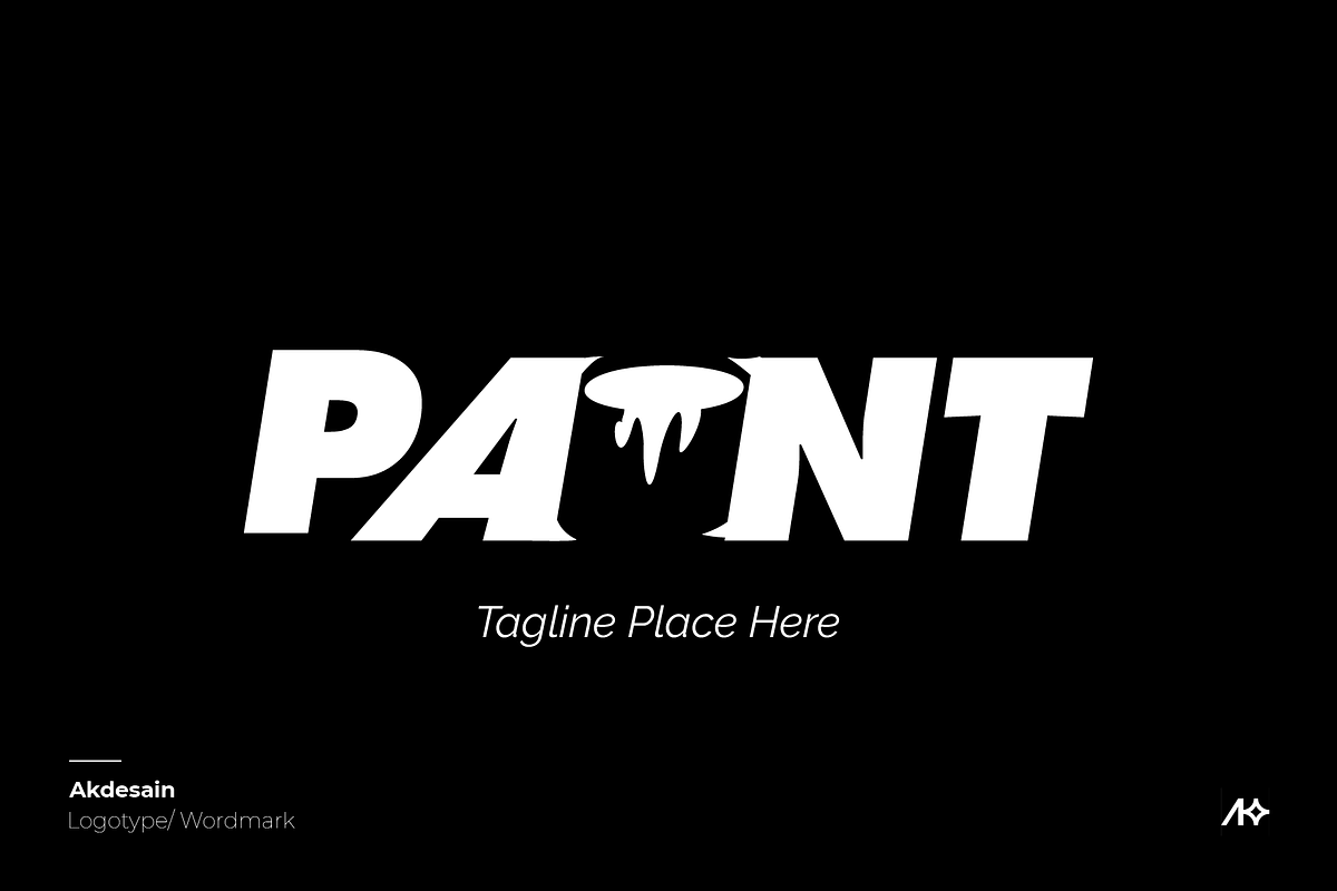 Paint Wordmark Logo, a Branding & Logo Template by Akdesain