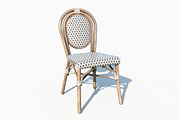 Wicker Bistro Chair, a Furniture 3D Model by happy brush (Thumbnail 8 of 18)