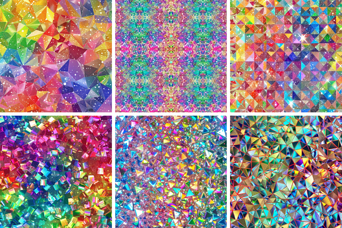 Rainbow Kaleidoscope Patterns, a Pattern Graphic by PrintablesByFranklyn (Photo 4 of 4)