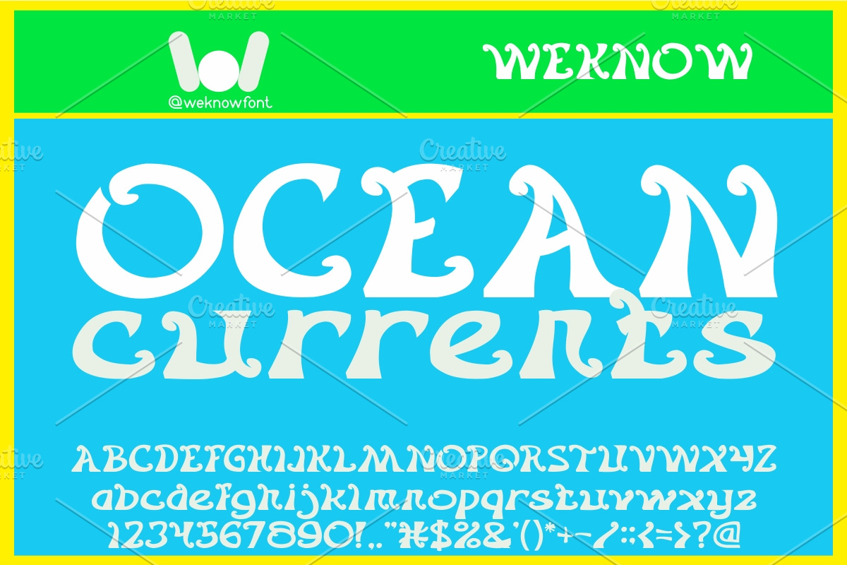 flower generation font, a Font by weknow (Photo 5 of 5)