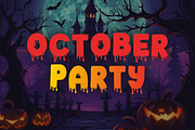 Halloween Wizard, a Blackletter Font by Fourteen Letter (Thumbnail 3 of 10)