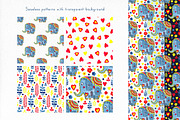 An Elephant In Love. Watercolor., an Animal Illustration by Fairy dreams (Thumbnail 3 of 9)