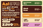 Zavo Sans – A Chunky & Playful Sans, a Sans Serif Font by roomspace creative lab (Thumbnail 6 of 9)