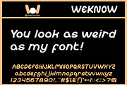 abc font, a Handwritten Font by weknow (Thumbnail 3 of 9)