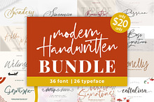 The Handwritten Bundle Fonts