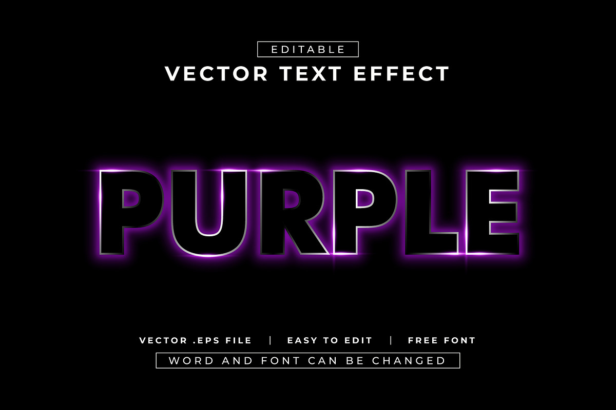 Colorful Editable Text Effect | EPS, a Graphic by padilah_a (Photo 8 of 8)
