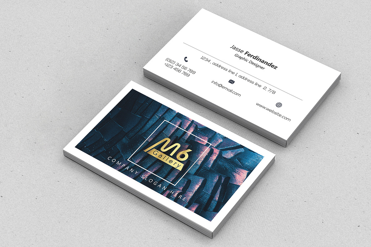 Unique 50 Business Card Bundle, a Business Card Template by M6 Gallery (Photo 84 of 151)