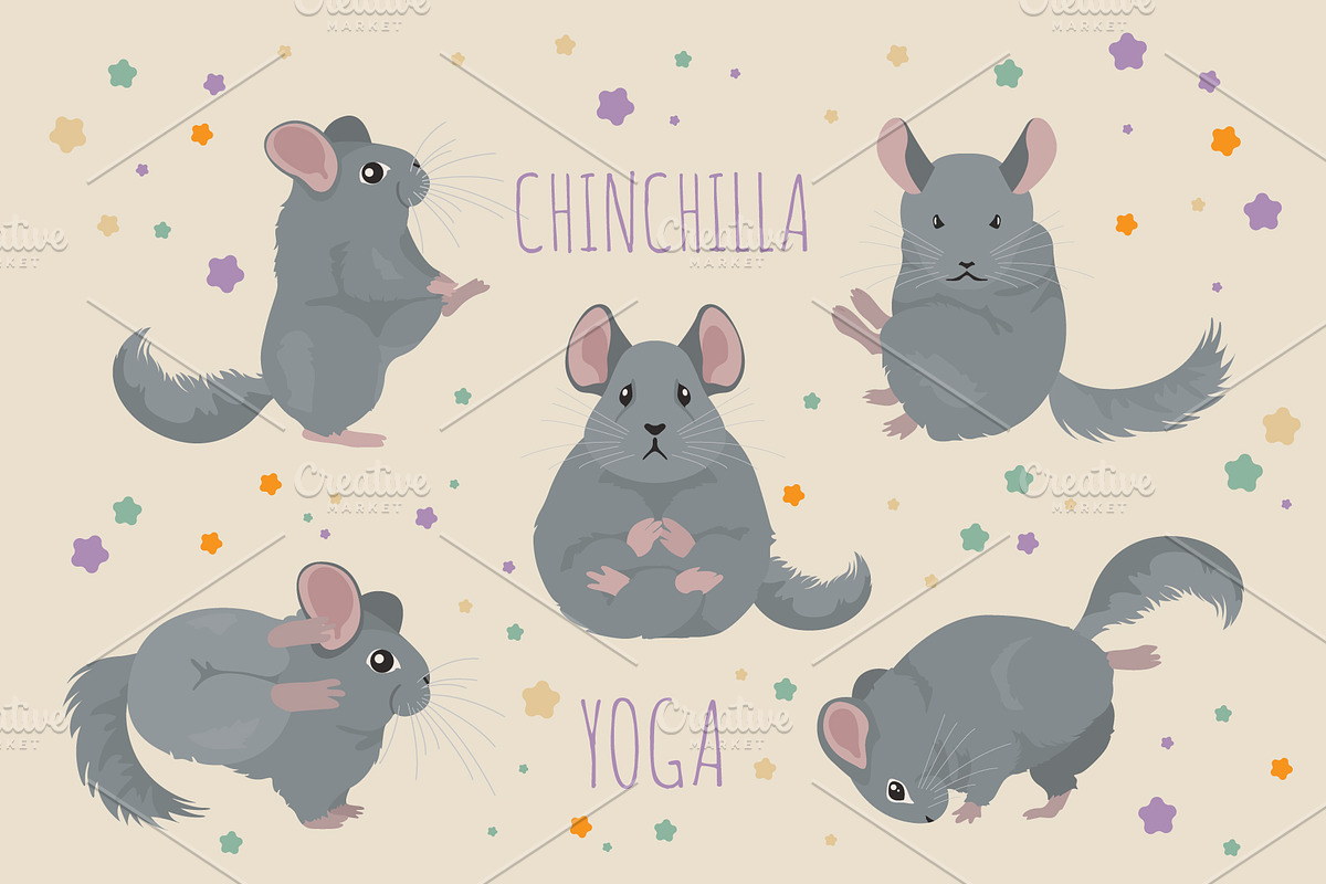 Rodents yoga, an Animal Illustration by pet design shop (Photo 2 of 7)