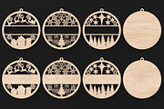 Personalized Christmas Tree Baubles, an Object Graphic by ThemeXDigital (Thumbnail 9 of 9)