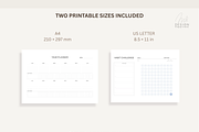 2027 Minimalist Printable Planner, a Stationery Template by Atthameeni (Thumbnail 9 of 11)