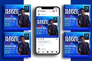 Sunday Service Flyer Template, a Social Media Template by Transly Graphics (Thumbnail 2 of 3)