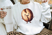 Watercolor Coffee Clipart PNG Bundle, an Illustration by Sublimation Artist (Thumbnail 4 of 6)