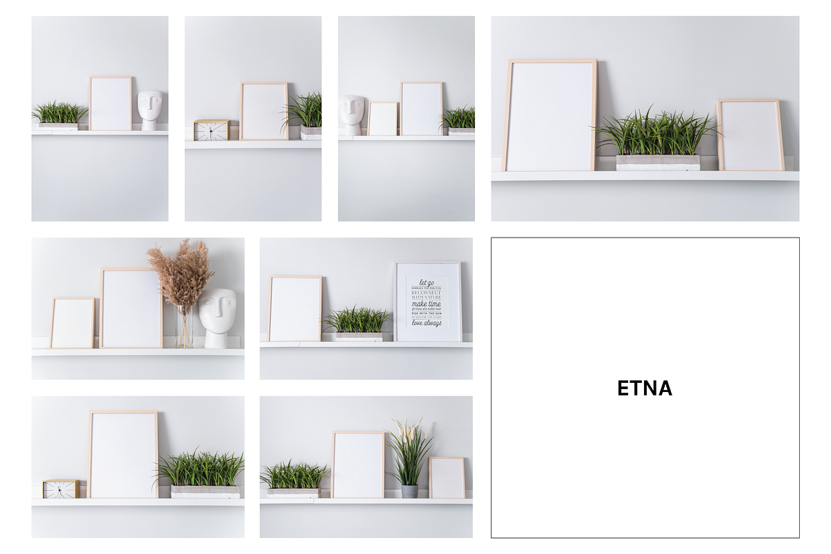 Picture Frame Mockup Ultra Bundle 2, a Household Mockup by Saguaro Digital (Photo 8 of 32)