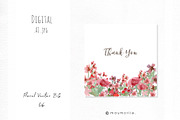 Floral vector invitation, BG 06, an Illustration by May • SHO (Thumbnail 2 of 4)
