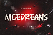 Nicedreams - Drip Decorative Font, a Handwritten Font by StringLabs (Thumbnail 1 of 3)