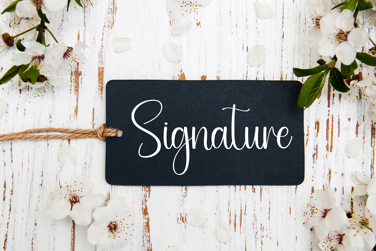 Delivery | Script Font, a Handwritten Font by Scratchones (Photo 5 of 9)
