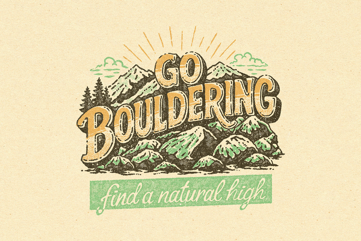 HAND DRAWN CLIMBING SET ILLUSTRATION, an Object Illustration by Southerntown (Photo 4 of 9)