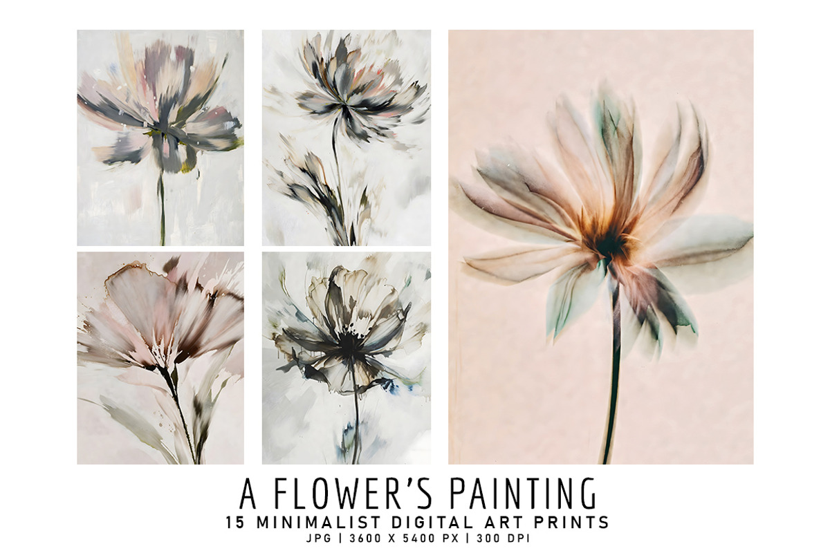 A Flower's Painting, a Decorative Illustration by Digital Art Creations (Photo 2 of 7)
