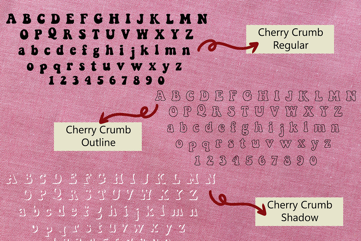 Cherry Crumb — Playful Display Font, a Handwritten Font by DreamoraArt (Photo 2 of 7)