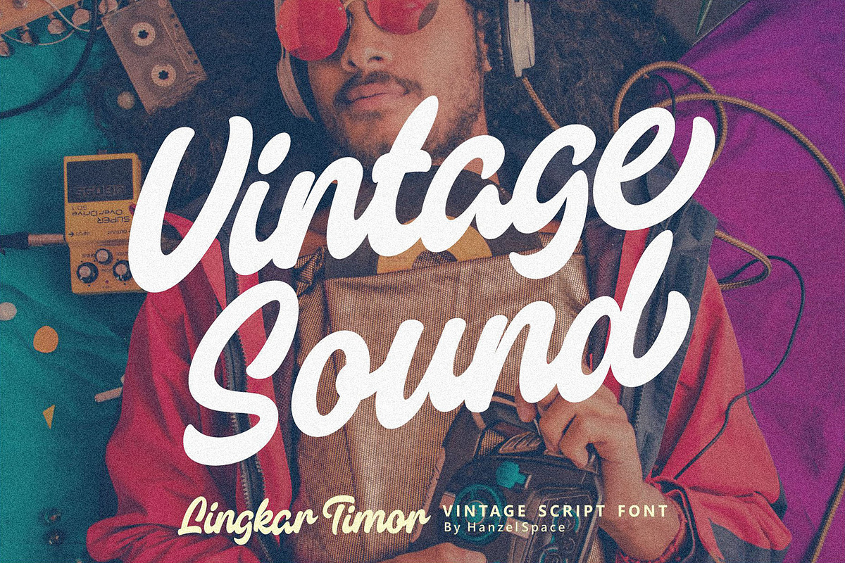Lingkar Timor - Vintage Script Font, a Script Font by HanzelSpace Studio (Photo 2 of 6)