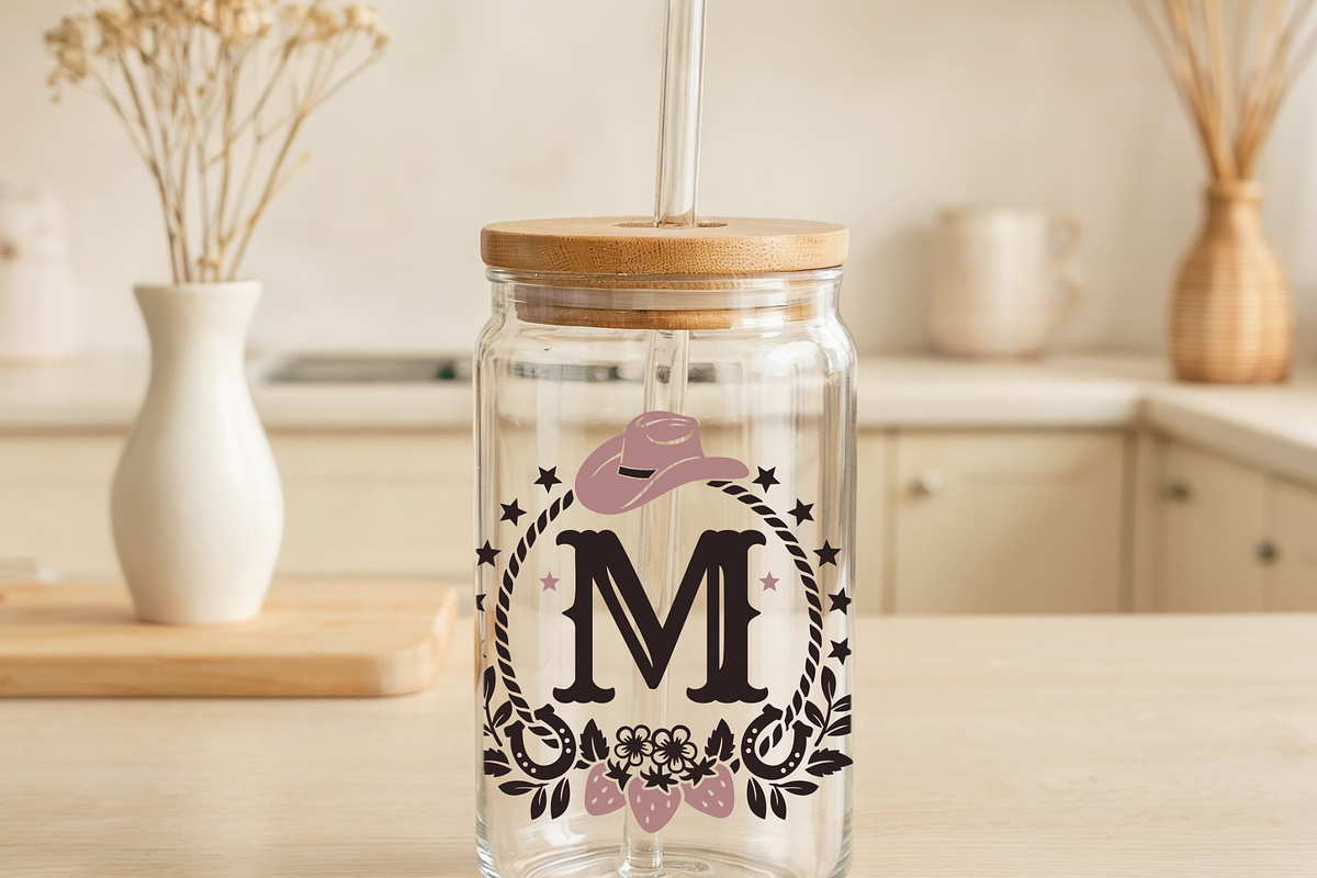 Coastal Cowgirl Monogram SVG Western, an Object Graphic by TanchaArt (Photo 5 of 10)