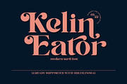 Kelin Eator, a Serif Font by ngene (Thumbnail 1 of 10)