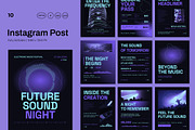Future Music Event Social Media, a Social Media Template by Pitchlook.Studio (Thumbnail 1 of 3)