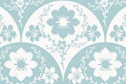 Traditional Japanese Floral Pattern, a Pattern Graphic by PPEthnicDecorPattern (Thumbnail 1 of 5)