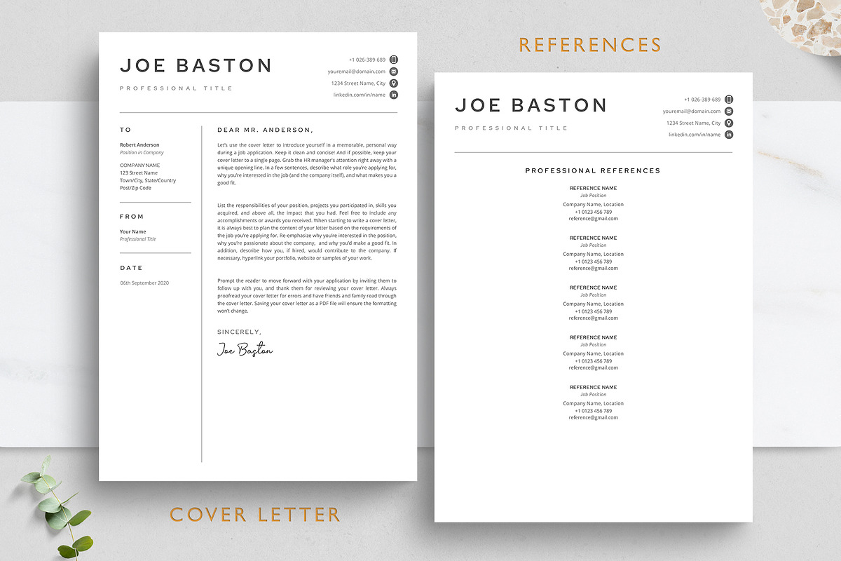 Professional Resume Template, a Resume Template by TheStandOutResume (Photo 5 of 10)